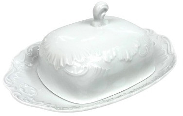 Ćmielów ROCOCO MASELNICA PORCELANOWA 22CM 3375