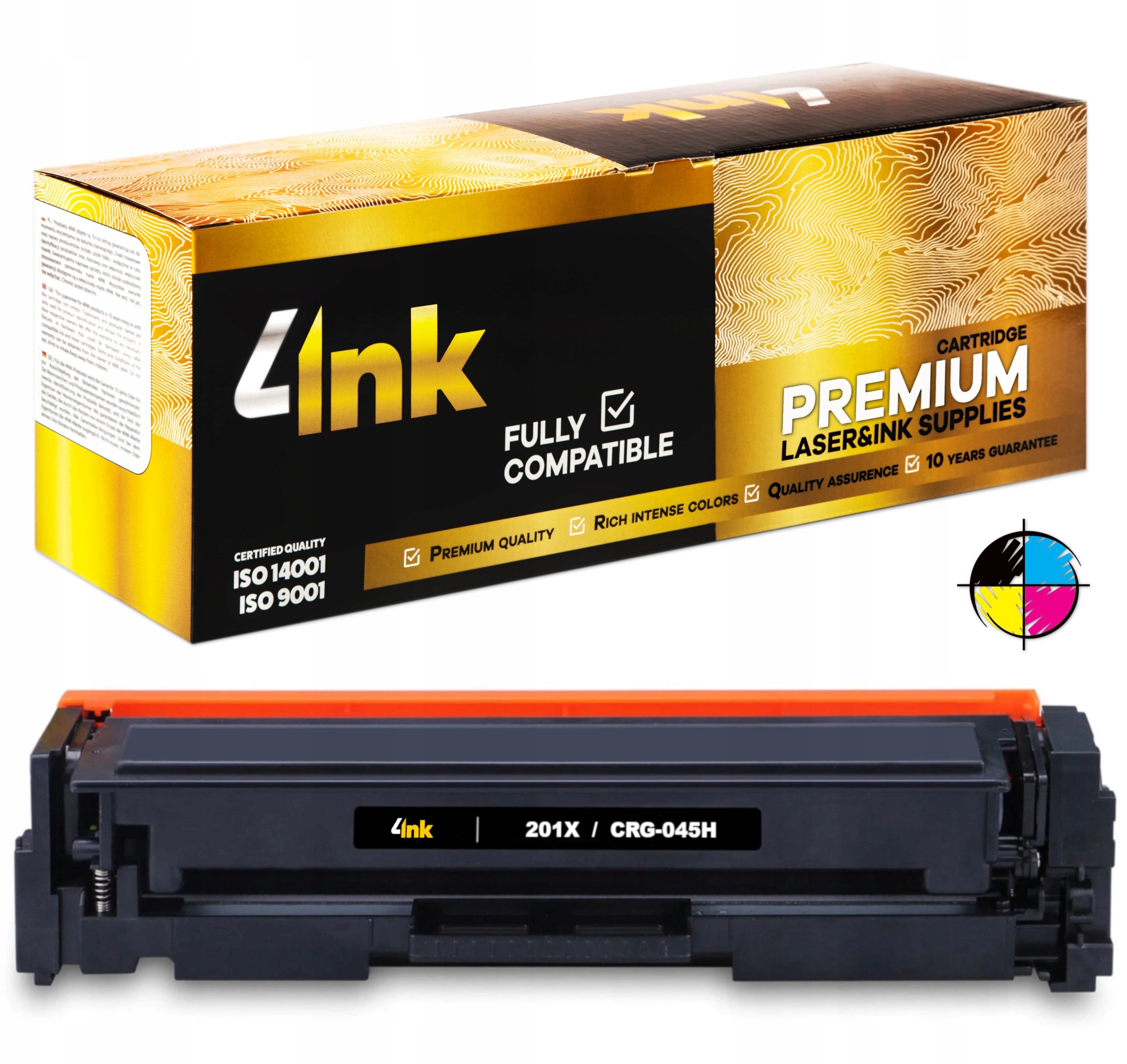 4x Toner 4INK | Hp 201A | Komplet | Cmyk | XL