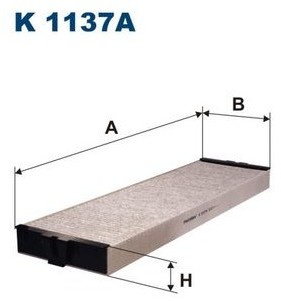 FILTRON Filtr kabinowy K1137A