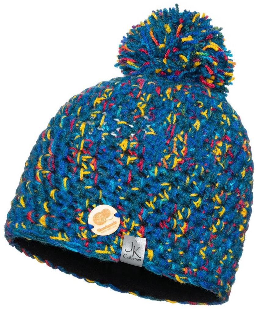 Naturalna czapka zimowa Handmade