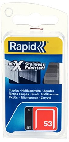 Rapid Feind raht klamrze Typ 53/12 MM ze stali nierdzewnej, 1080 Blister, 40109512 40109512