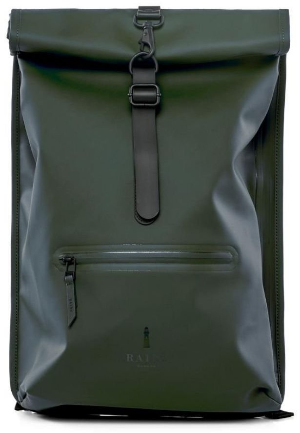 Rains Plecak rowerowy Rolltop Rucksack - green 1316-03