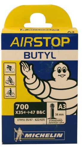 Michelin Wąż A3 AIRSTOP 27/28 Wood 40, czarna, 35/47 622/635, fa3467008 595798