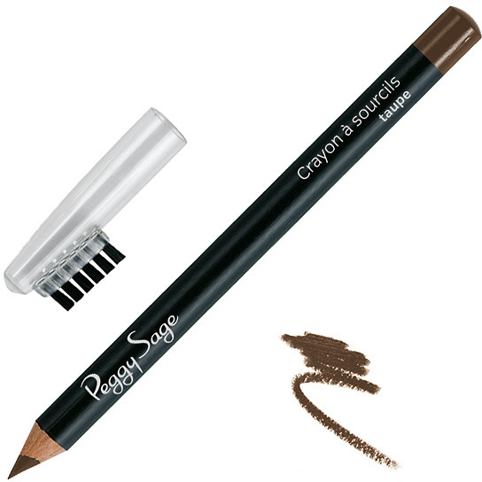 Peggy Sage Kredka do brwi ze szczoteczką taupe - ciemno szara 1.13g - ( ref. 130219)