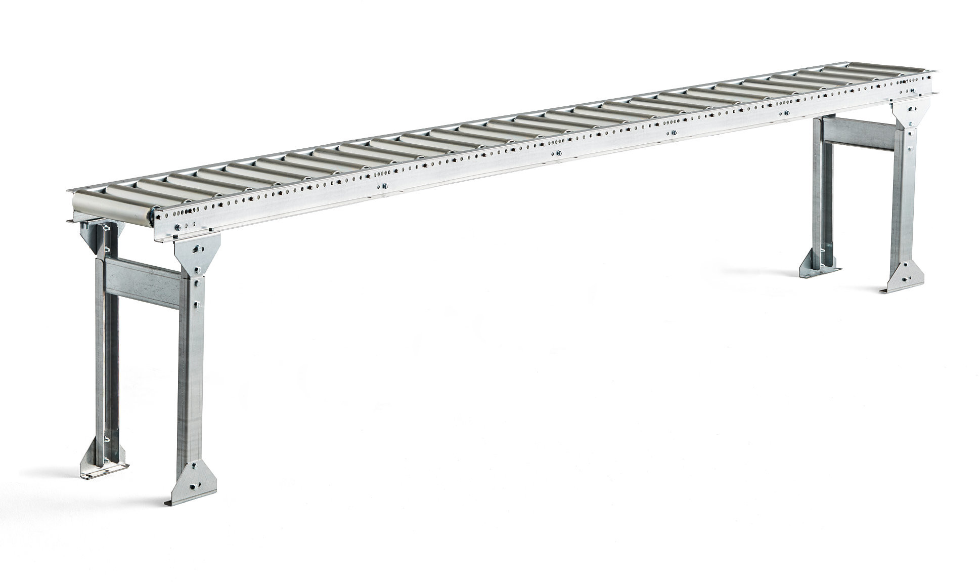 AJ Produkty Transporter rolkowy, metalowe rolki, 3000x300 mm