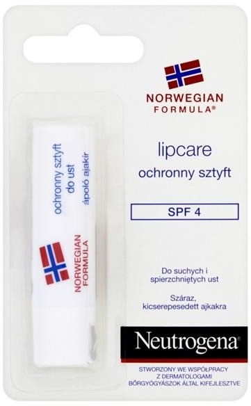 Neutrogena Norwegian Formula Lipcare ochronny sztyft do suchych i spierzchniętych ust SPF4 4.8g