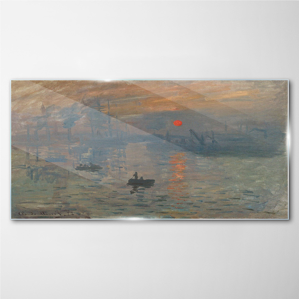 PL Coloray Obraz na Szkle Impresjonizm Sunrise Monet 120x60cm