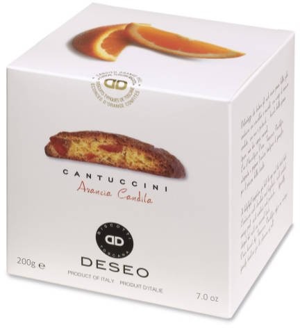 DESEO DESEO Cantuccini pomarańczowe 200g 58.103.CDP