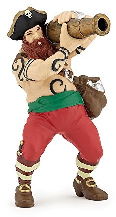 Papo papo 39439 Pirat z wyrzutnię, do gry