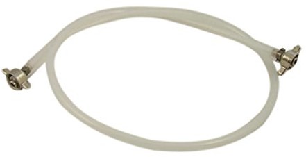 ich-zapfe.de Ich-zapfe. de 443438 Wąż do piwa 7 MM, w całości, 1,5 m, tworzywo sztuczne, biały/srebrny, 150 x 2 x 2 cm 443438