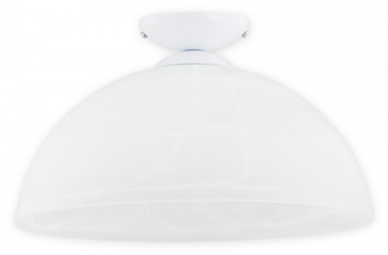 Zdjęcia - Żyrandol / lampa Lemir Wyjątkowa lampa sufitowa z białym koszem O3134 P1 BIA z serii FREJA (｡◕‿◕｡ 