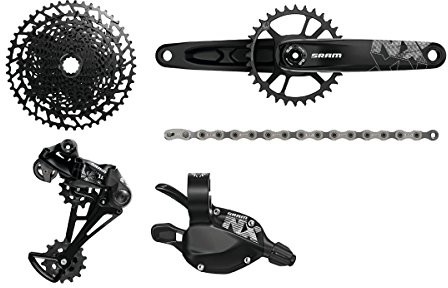 SRAM NX Eagle DUB korbką, bez Suport zestaw,,,,, 00.7918.076.001,,,,, czarna, 175 MM 00.7918.076.001