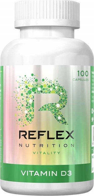 Reflex Nutrition Reflex Nutrition Reflex Nutrition Witamin D3 100 kapsułek P33818