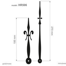 Atrix Super długie wskazówki zegarowe #2 HR506