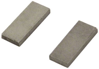 first4magnets Magnes Expert 25 x 10 x 3 mm grubości magnes samarium kobaltowy - ciągnięcie 3,3 kg (wysoka temperatura) (2 sztuki) F647SC-2