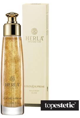 Elixir Herla Herla Gold Body Złoty do ciała z drobinkami 100 ml