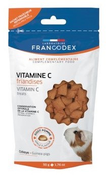 FRANCODEX FRANCODEX Przysmaki z witaminą C dla świnek morskich 50 g