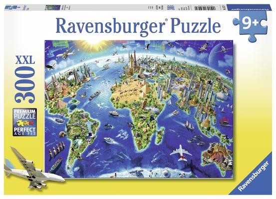 Ravensburger World Landmarks Map 300 PC Puzzle (Other)