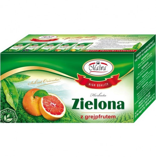 Malwa Herbata zielona z grejpfrutem EX'20