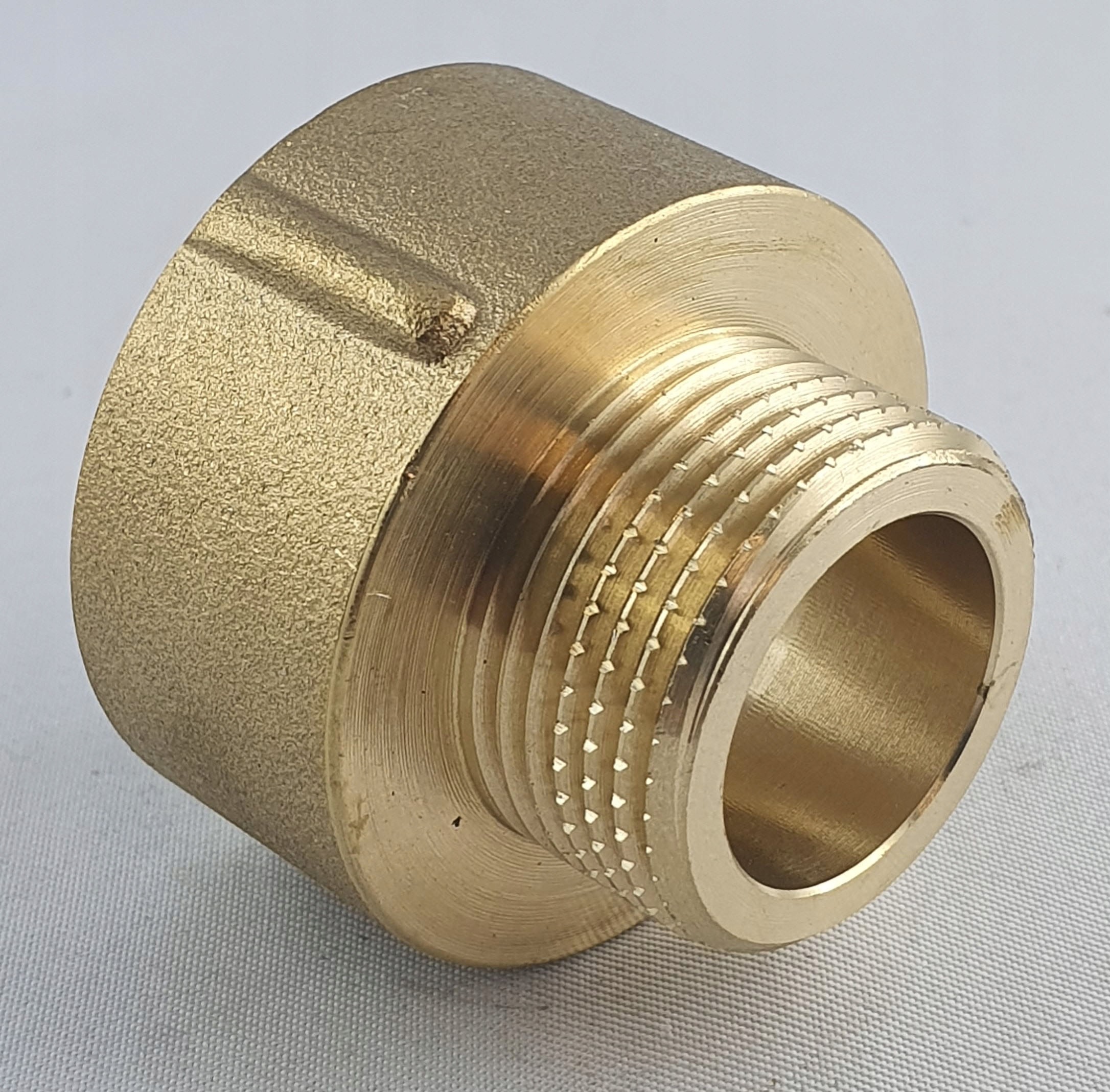 Redukcja mufo nypel 1x3/4 mosiądz gruba