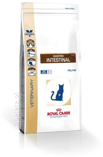 Royal Canin Royal, karma dla kotów, Canin Veterinary Diet Feline Gastro Intestinal GI32, 2kg