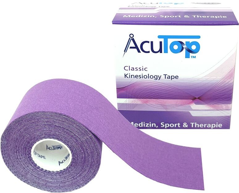 Tape Acutop Oryginal Kinesiology AcuTop Purple - NIEMIECKA JAKOŚĆ - niska cena (acutop fioletowy)