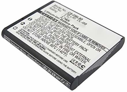Amsahr amsahr Pentax D-LI88 900 mAh, 3.7 wolta, dopuszczenie CE-, zgodność z dyrektywą RoHS.Bateria jednorazowa