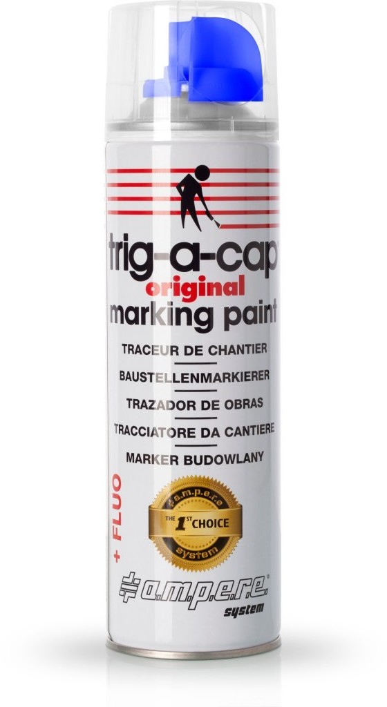 Ampere Farba geodezyjna  Fluo TRIG-A-CAP ORIGINAL Niebieski