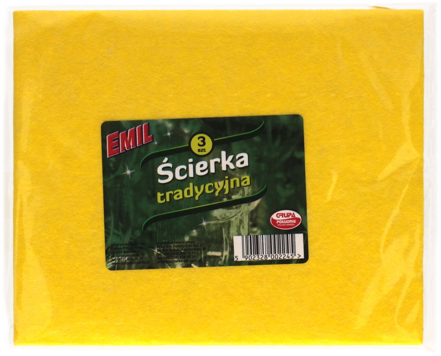 Emil Ściereczki uniwersalne żółte Cluo (3)