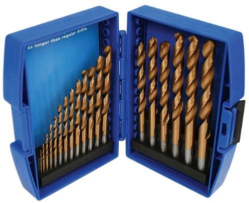 Laser 4004 4004 wiertło HSS zestaw  powlekany Titan 19-częściowy LAS4004