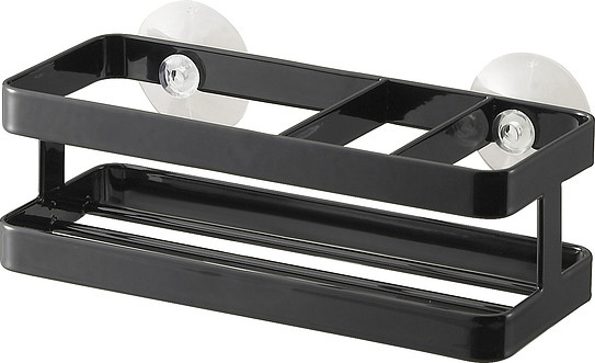 Yamazaki Organizer do zlewu Tower szeroki 18 cm czarny YAM-06772