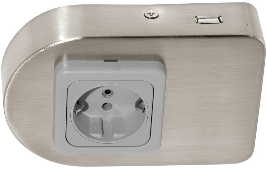 Eglo Eglo 94662 - Gnizdo podszafkowe z USB TAXANO