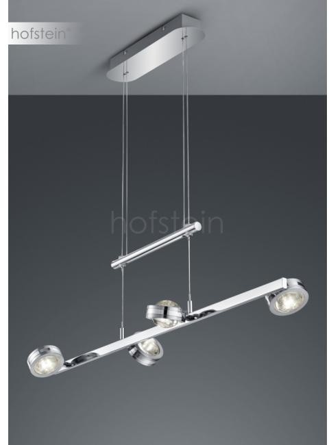 Trio Oświetlenie Leuchten Lentil Lampa Wisząca LED Chrom, 8-punktowe 372510806