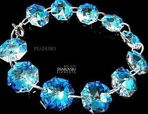 Swarovski Arande Hit Bransoletka Blue Aurora Certyfikat 2208480644