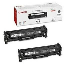 Canon Zestaw dwóch tonerów Canon CRGP718BK do LBP-7200 | korp | 2 x 3 400 str. | black 2662B017AA