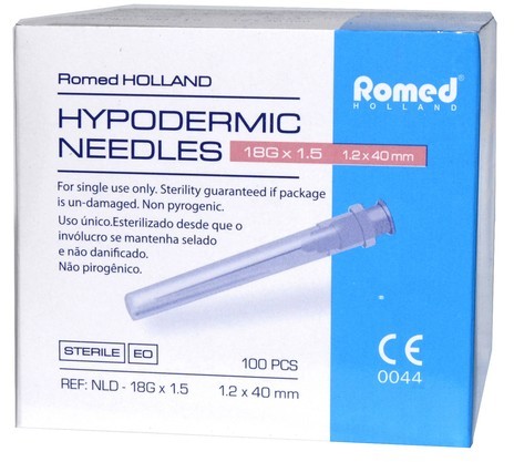 MEDIMED Igła ROMED 18g jednoraozowego użytku 1,2 x 40mm 100 sztuk 9044269