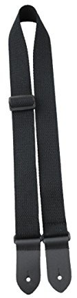 Perri's Leathers Perri's Leathers CWS15-6897 bawełniane paski ukulele pasek gitarowy, czarny CWS15-6897