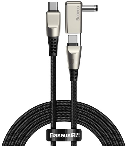 Baseus Kabel 2w1 2m 100W USB-C / zasilanie DC CA1T2-D01 baseus_20220221152819