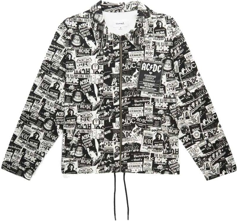 Diamond kurtka męska WORLD TOUR JACKET Black/White