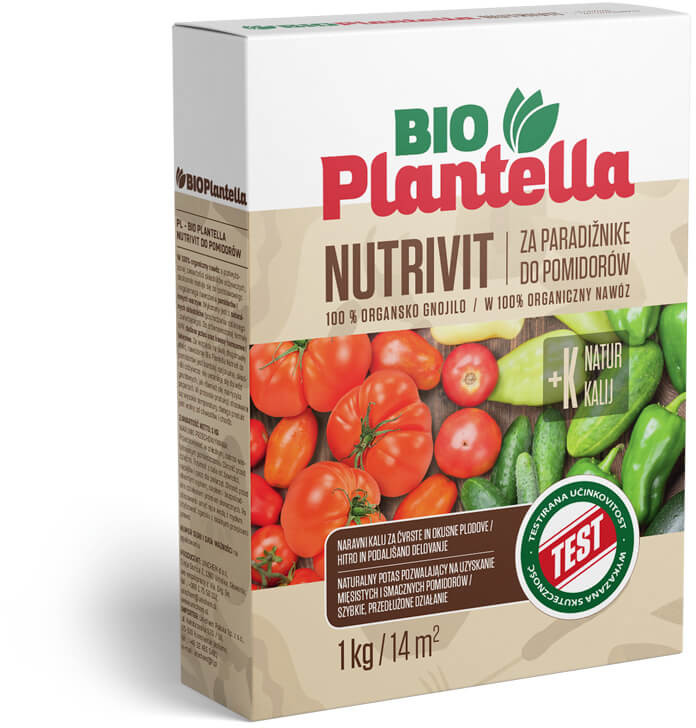 Nawóz do pomidorów 1kg. Nawóz organiczny Bioplantella Nutrivit.