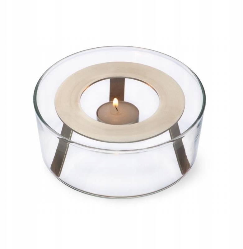 Simax podgrzewacz szklany pod dzbanek herbatę 15cm