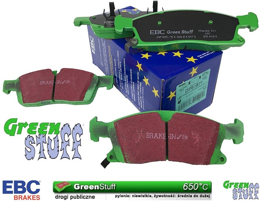 EBC Brakes Przednie klocki hamulcowe EBC GreenStuff Dodge Durango 2011 DP61871