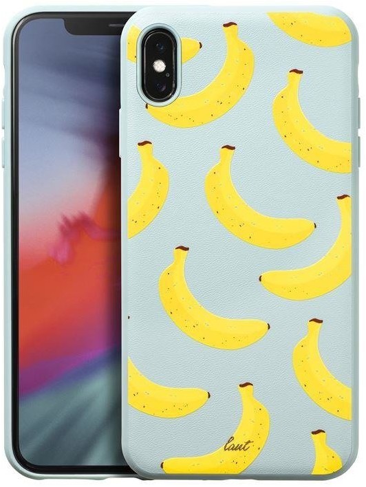 Laut TUTTI FRUTTI - Etui iPhone Xs Max o prawdziwym zapachu owocu (Banana) b2btrade-LAUT_IP18-L_TF_BN-0