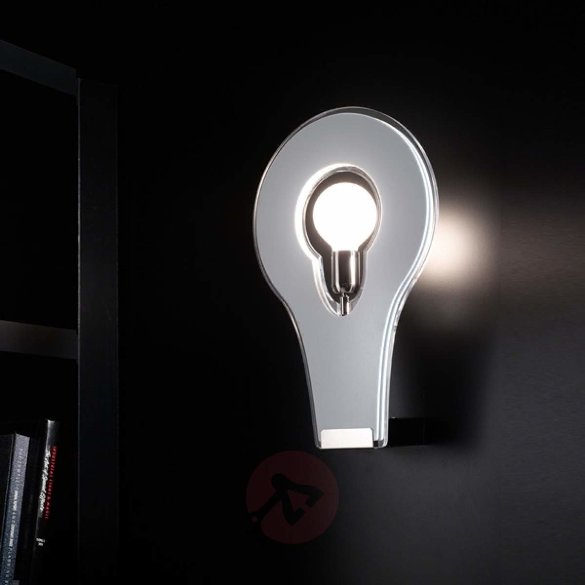 Selene Ekstrawagancka lampa ścienna Flat 29 biała
