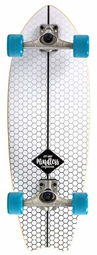 Mindless Mindless Deskorolka surfingowa, dla dorosłych, unisex, biała (wielokolorowa), rozmiar uniwersalny