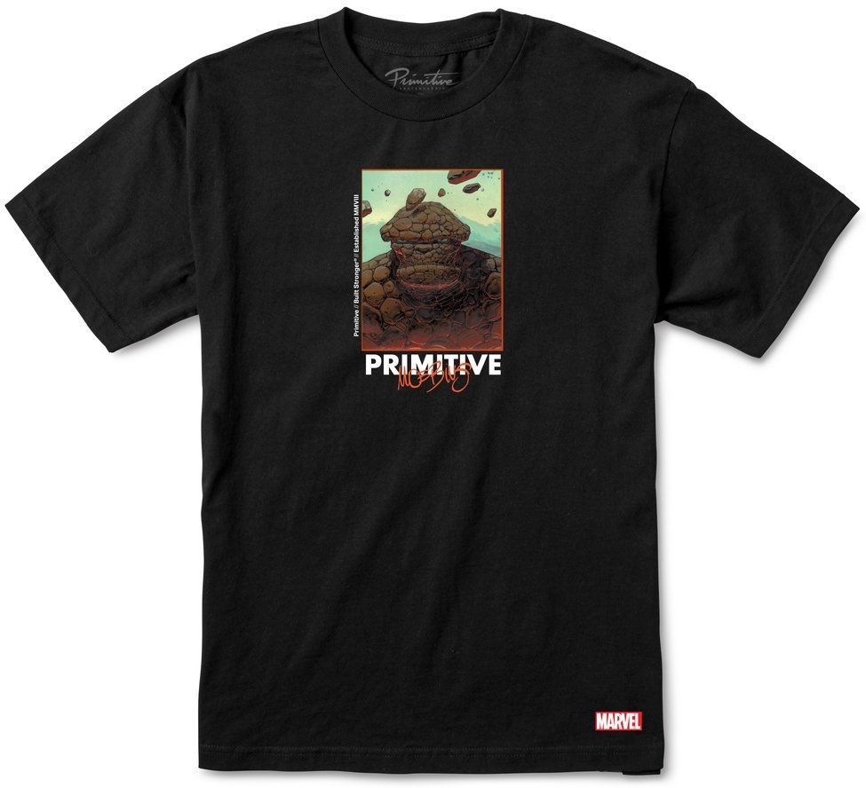 Marvel PRIMITIVE t-shirt PRIMITIVE x MOEBIUS) THING TEE Black