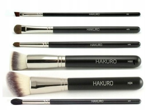 Hakuro Zestaw 6 Pędzli H50s H24 H70 H77 H78 H85