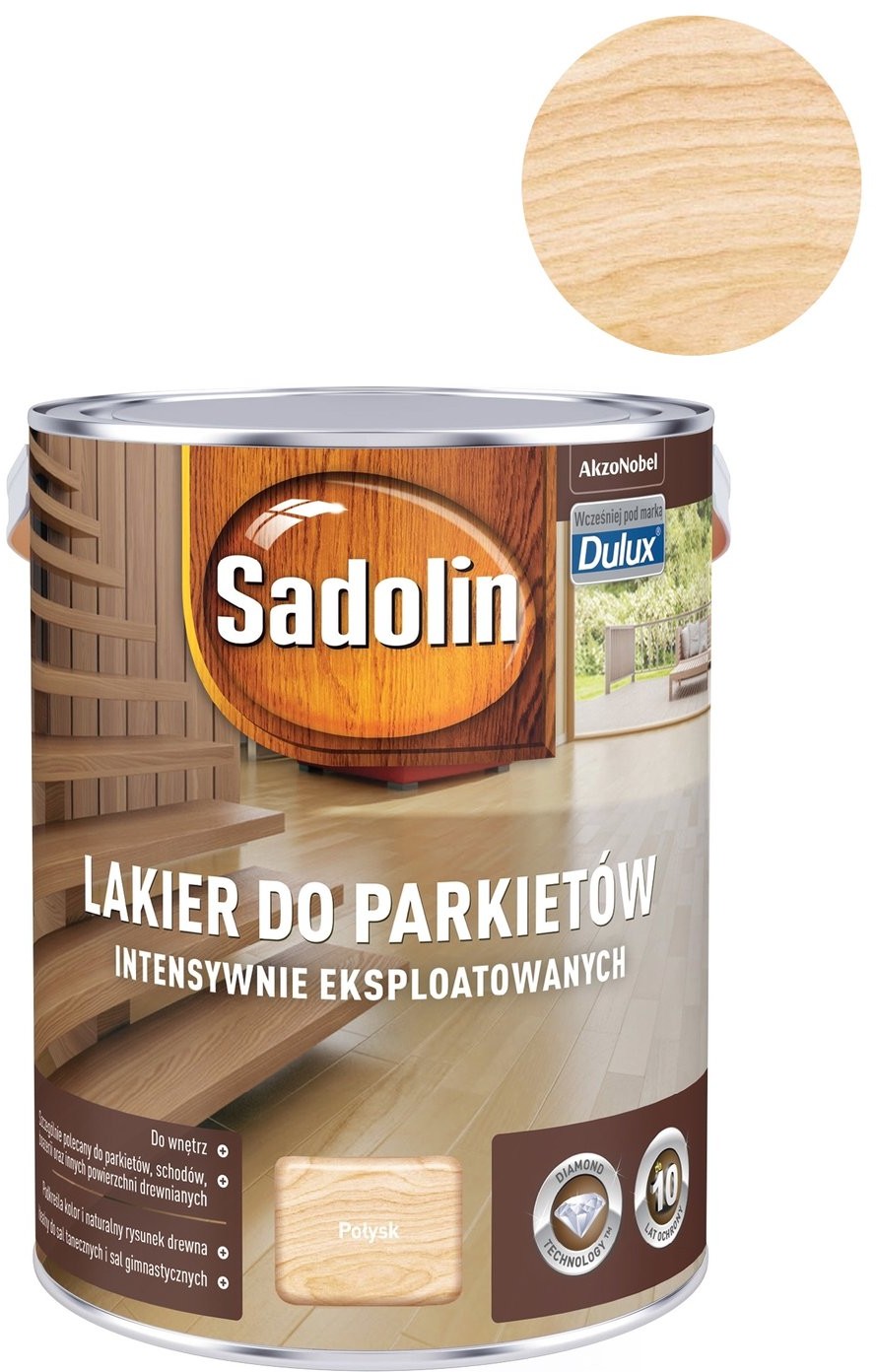 Sadolin Lakier do parkietów intensywnie eksploatowanych połysk 5 l