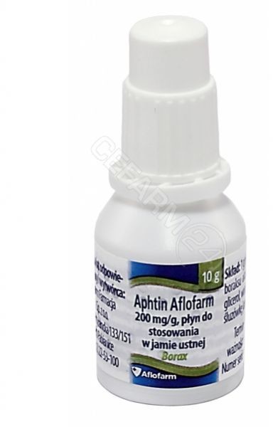 Aflofarm Aphtin płyn 200 mg/g 10 g