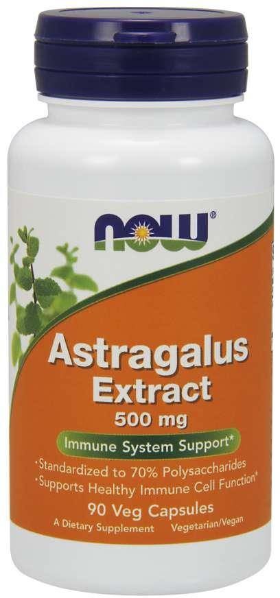 Now Foods Astragalus Extract - Traganek 500 mg (90 kaps.)